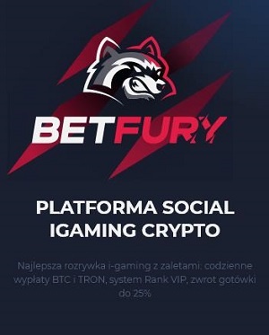Bez inwestycyjna platforma BetFury to Social i-Gamingowy projekt do zdobywania Crypto