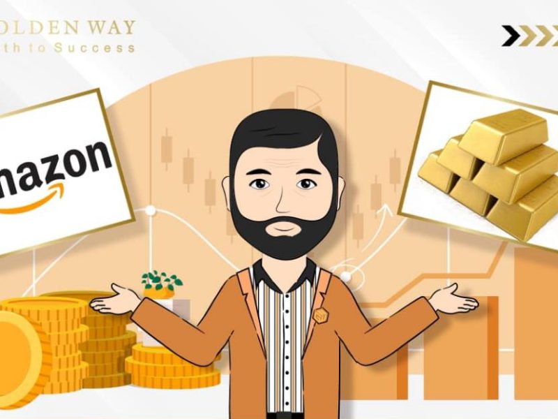 ￼ Porównanie inwestycji w złoto i akcje Amazon